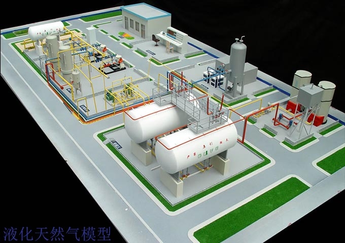 天津奧利達高壓混氣站系統沙盤